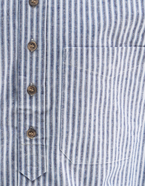 Overhemd Grandfather Shirt | Blauw