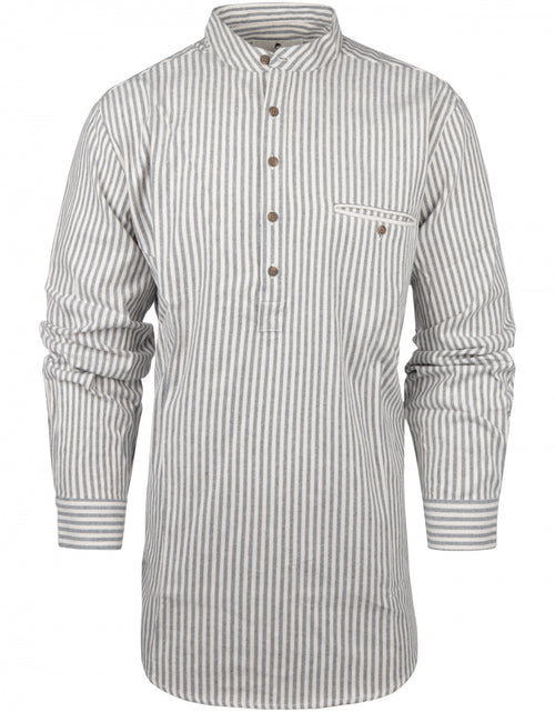 Overhemd Grandfather Shirt | Blauw