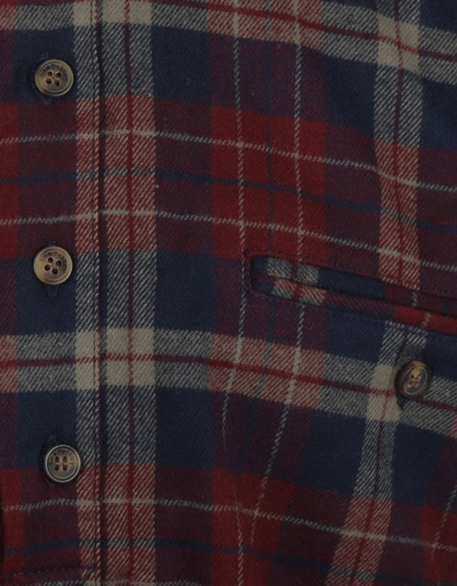 Overhemd Grandfather Shirt | Rood