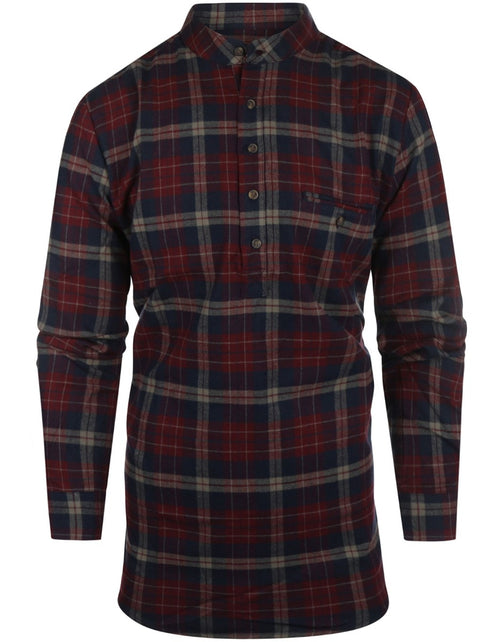 Overhemd Grandfather Shirt | Rood