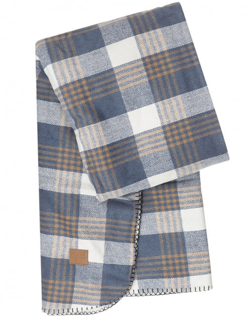 Warme fleece plaid | Blauw