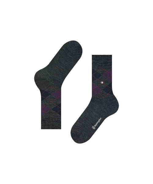 Edinburgh Melange Men's Socks | Green