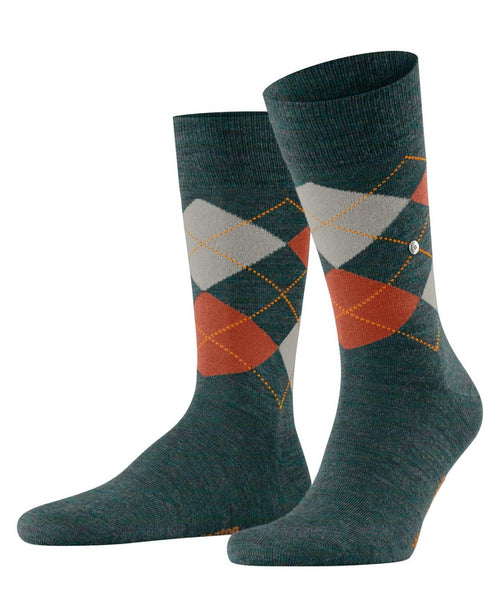 Edinburgh Melange Men's Socks | Green