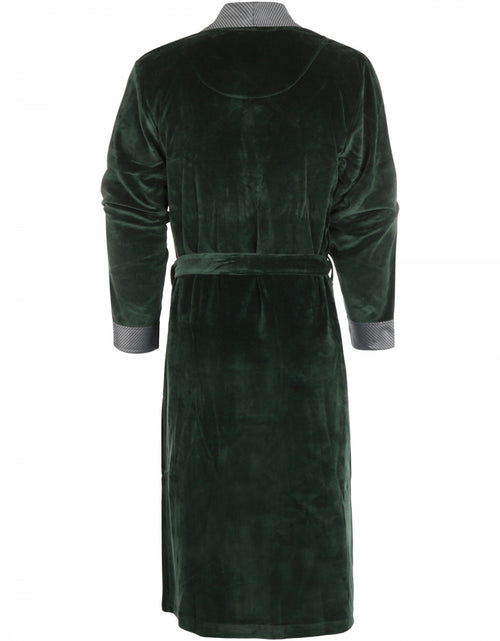 Terrycloth dressing gown | Green