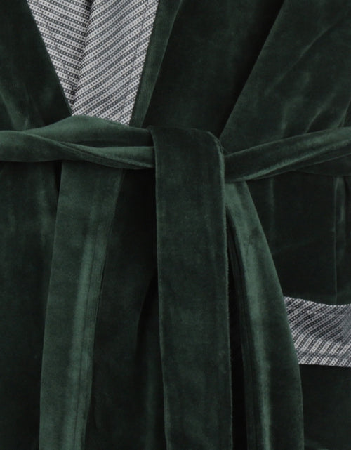 Terrycloth dressing gown | Green