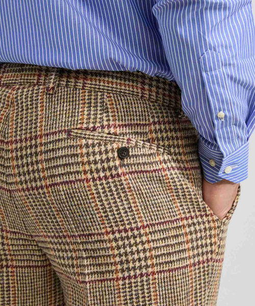 Chino Stijlvol Harris Tweed | Bruin