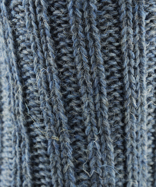 Heren kniekousen van Tweed | Blauw