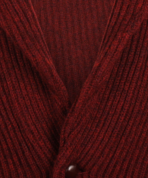 William Lockie Knoop Vest Sjaalkraag | Red Velvet