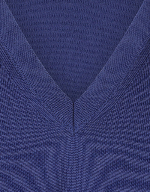 Maerz Slipover Merino Wool | Blue