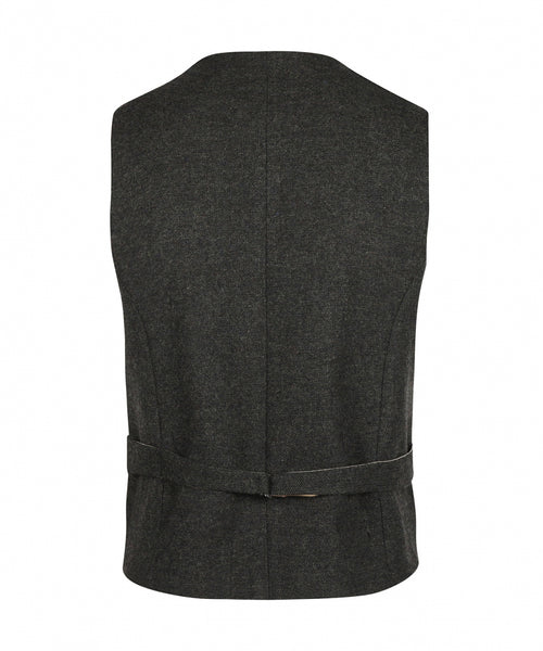 Iers Tweed Gilet | Groen