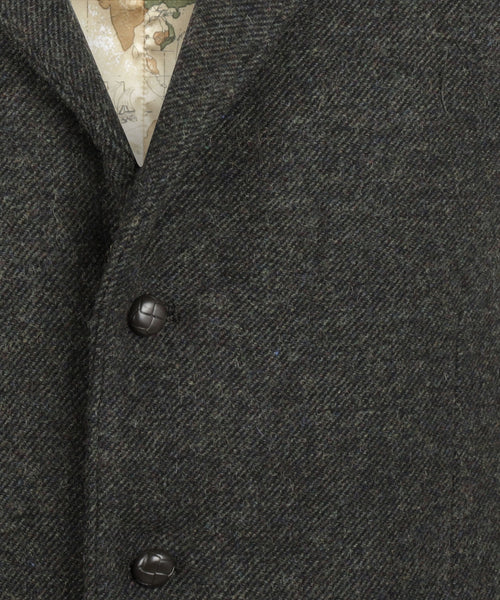 Iers Tweed Gilet | Groen