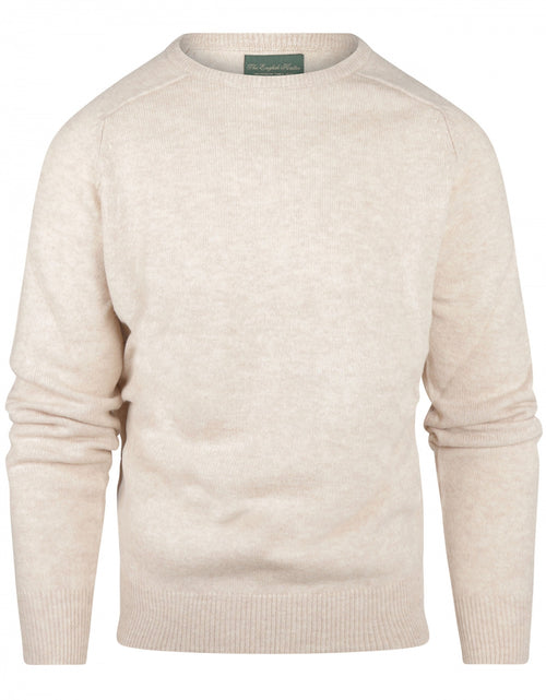 Pullover Lamswol ronde hals | Bruin