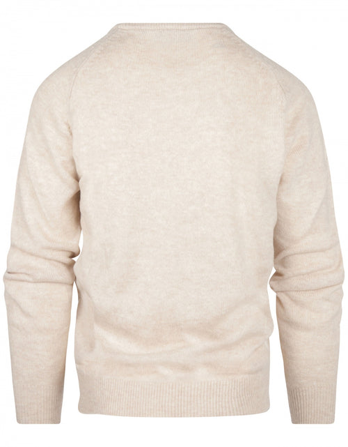 Pullover Lamswol ronde hals | Bruin