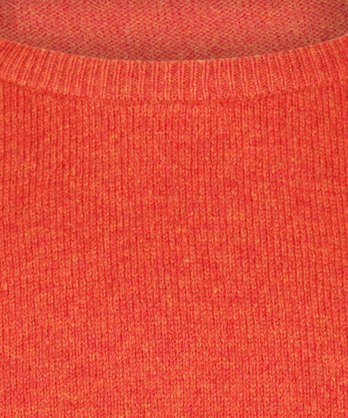 Pullover Lamswol ronde hals | Rood