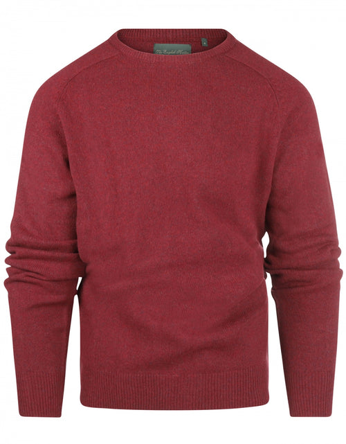 Pullover Lambswool round neck | Red