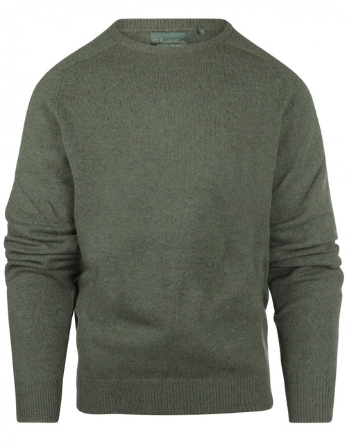 Pullover Lamswol ronde hals | Groen