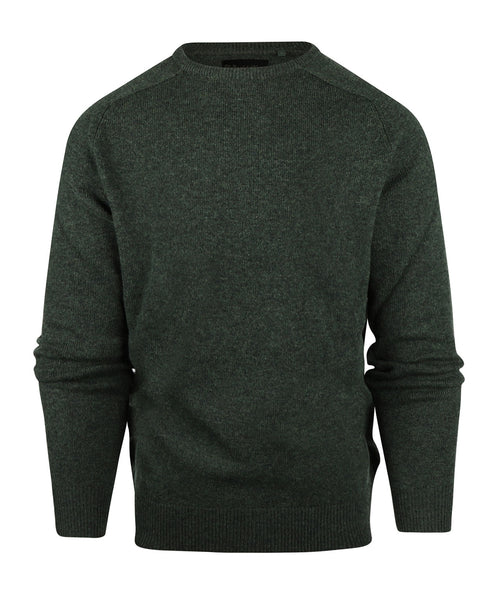 Pullover Lamswol ronde hals | Groen