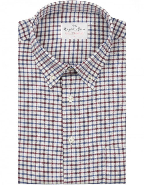 Katoenen Overhemd Button Down Regular Fit | Blauw