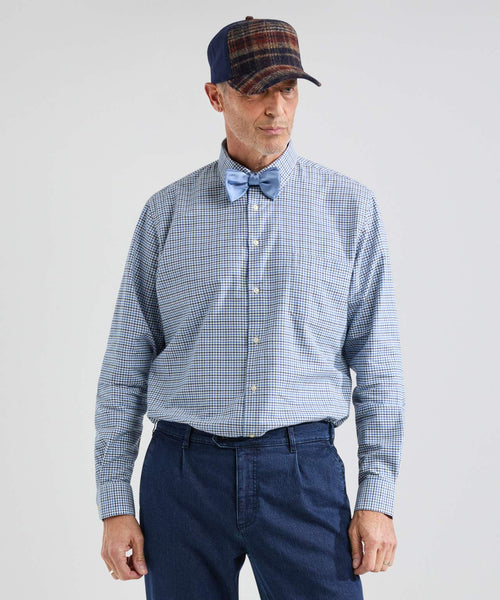 Katoenen Overhemd Button Down Regular Fit | Blauw