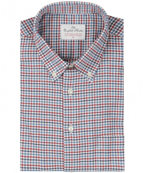 Katoenen Overhemd Button Down Regular Fit | Blauw