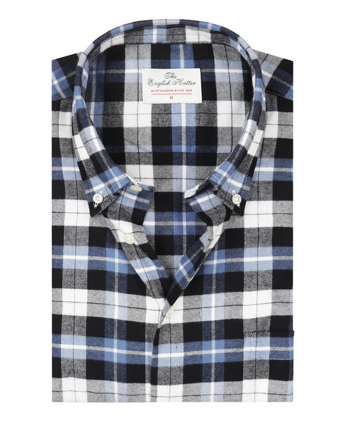 Katoenen Overhemd Button Down Regular Fit | Blauw