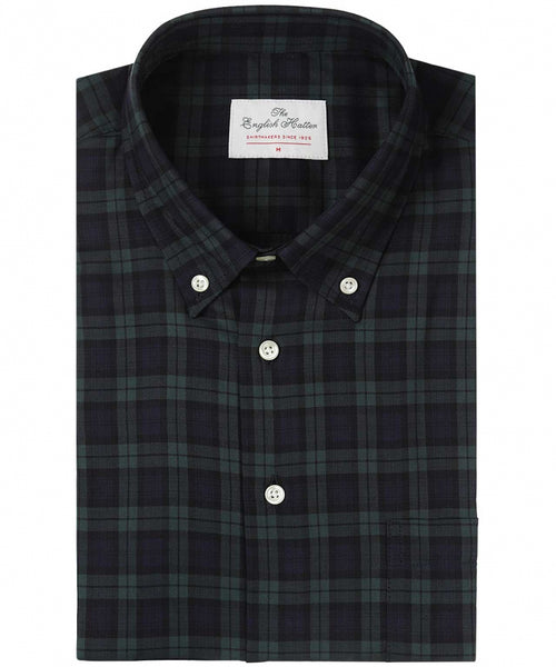 Katoenen Overhemd Button Down Regular Fit | Blackwatch