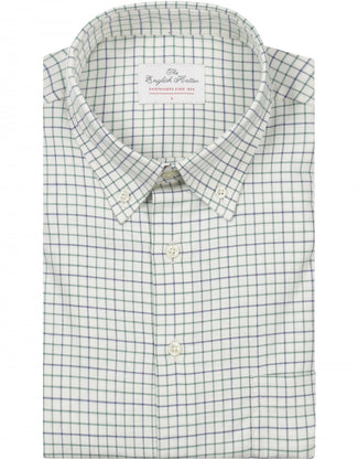 Cotton Shirt Button Down Regular Fit | Brown