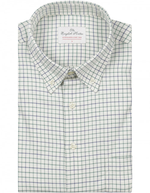 Cotton Shirt Button Down Regular Fit | Brown
