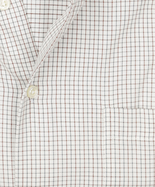 Katoenen Overhemd Button Down Regular Fit | Bruin