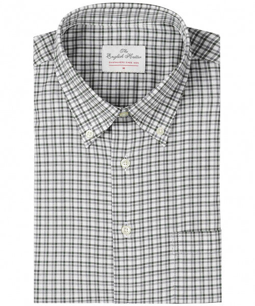 Katoenen Overhemd Button Down Regular Fit | Groen