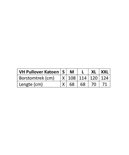 Pullover katoen v-hals | Bruin