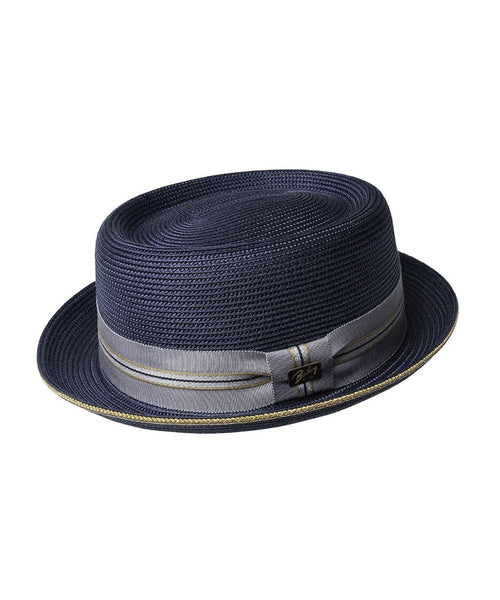 Pork Pie hoed Carver | Navy Blauw