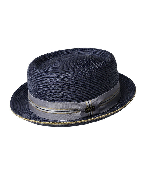 Pork Pie hoed Carver | Navy Blauw