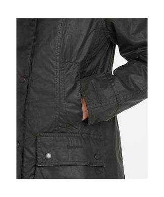 Barbour Classic Beadnell Wax Jacket Dames | Sage