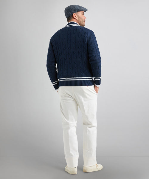 Cricket Pullover v-hals | Navy Blauw