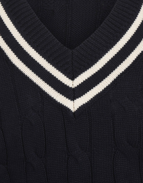 Cricket Pullover v-hals | Navy Blauw