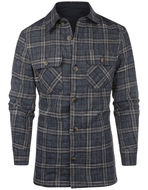 Overshirt wool mix | Blue