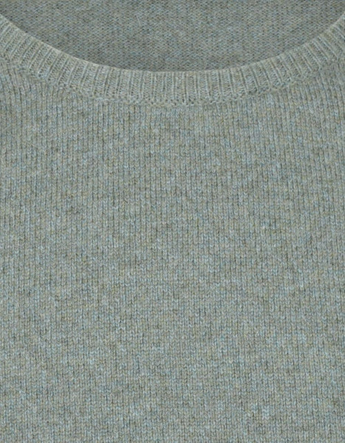 William Lockie Round Neck Lambswool *Sale* | Caspian/Landscape