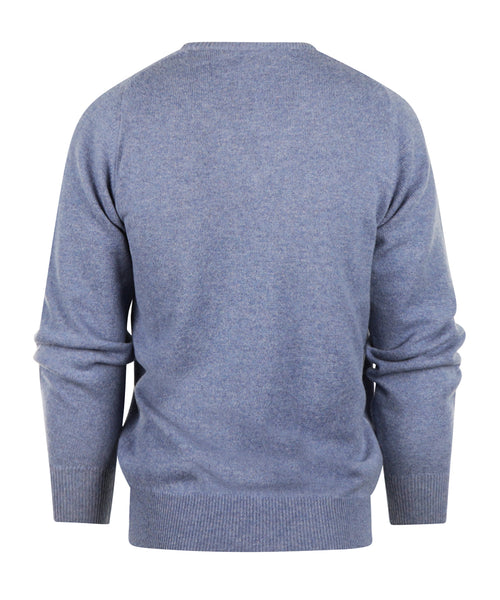 Pullover v-neck lambswool *Sale* | Blue Lovat