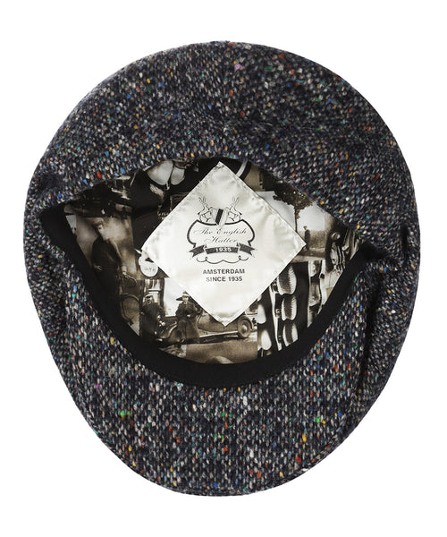 Tweed Ballon Cap | Blauw