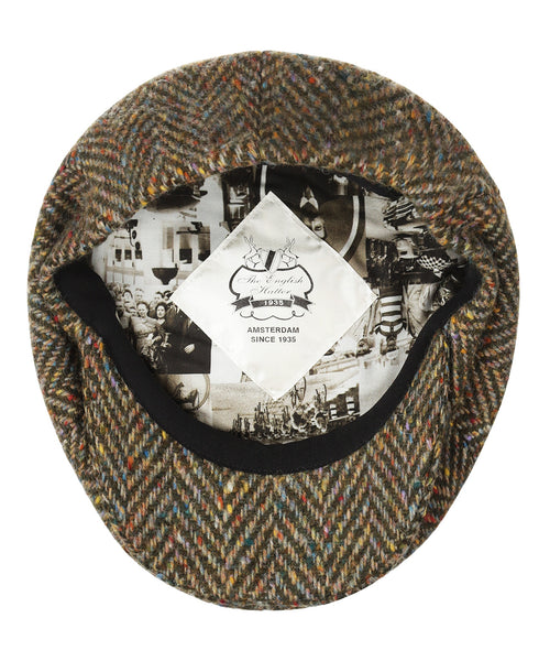 Tweed Ballon Cap | Groen