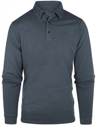 Polo Lange Mouw | Navy Blauw