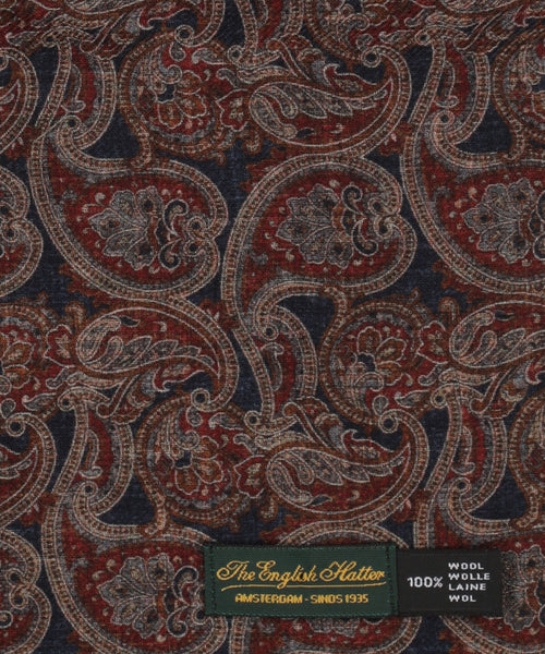 Thin wool scarf | Blue