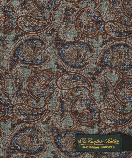 Thin wool scarf | Green