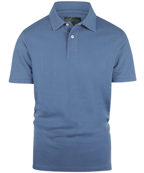 Polo pique short sleeve | Blue