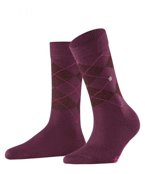 Marylebone Lurex socks | Red