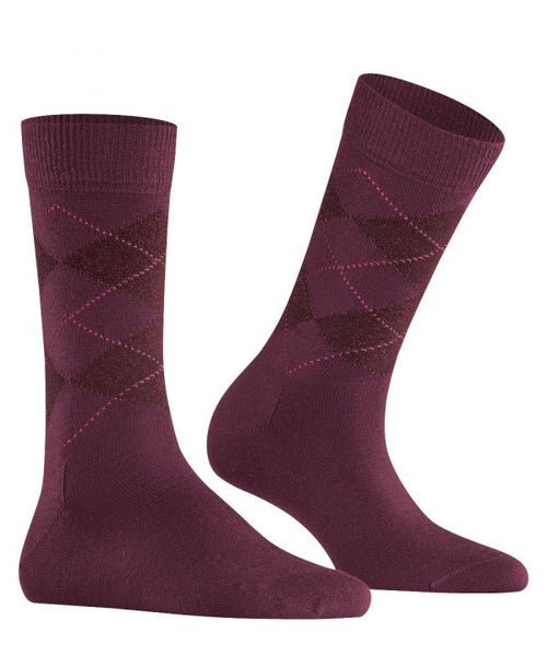 Marylebone Lurex socks | Red