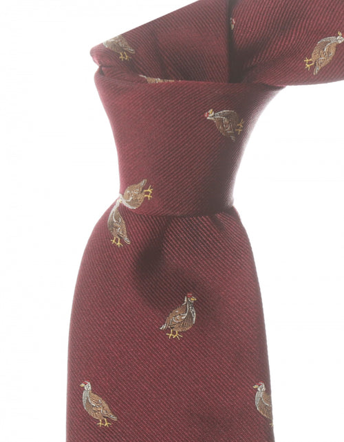 Woven Silk Tie | Red