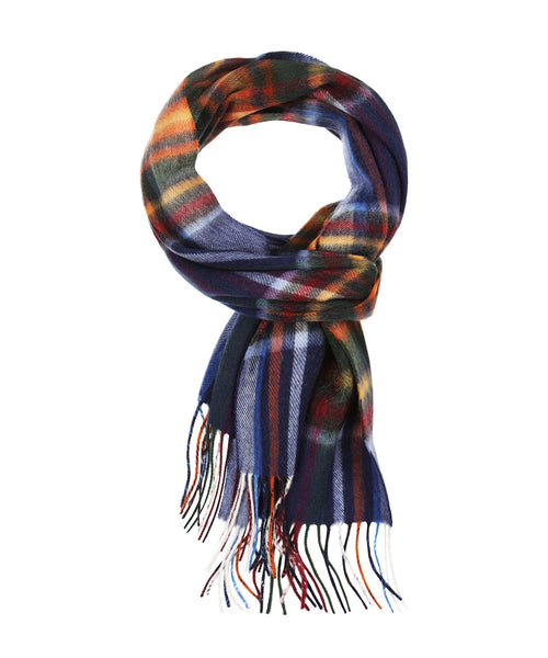 Scarf Wool and Cashmere 30X190 | Blue