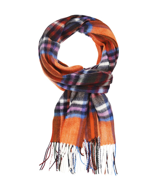 Sjaal Wol en Cashmere 30X190 | Oranje